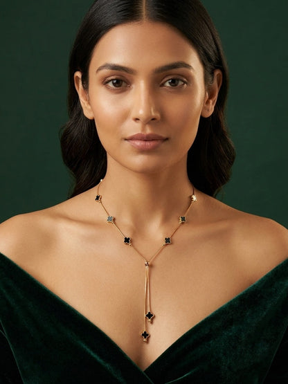 Women Gold-Plated Fancy Beaded Trendy Necklace