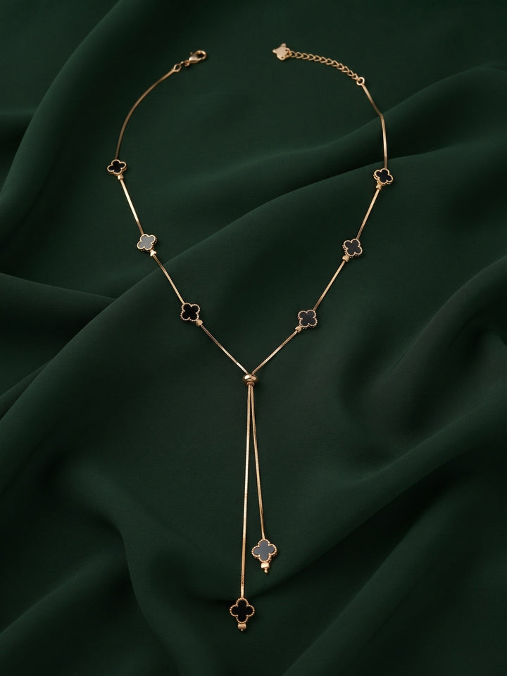 Women Gold-Plated Fancy Beaded Trendy Necklace