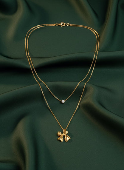 Trendy Layered Pandent With Chain