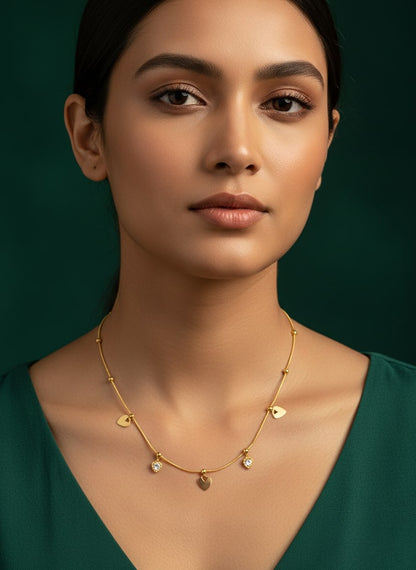 Fancy Chain With Beautiful Hearts