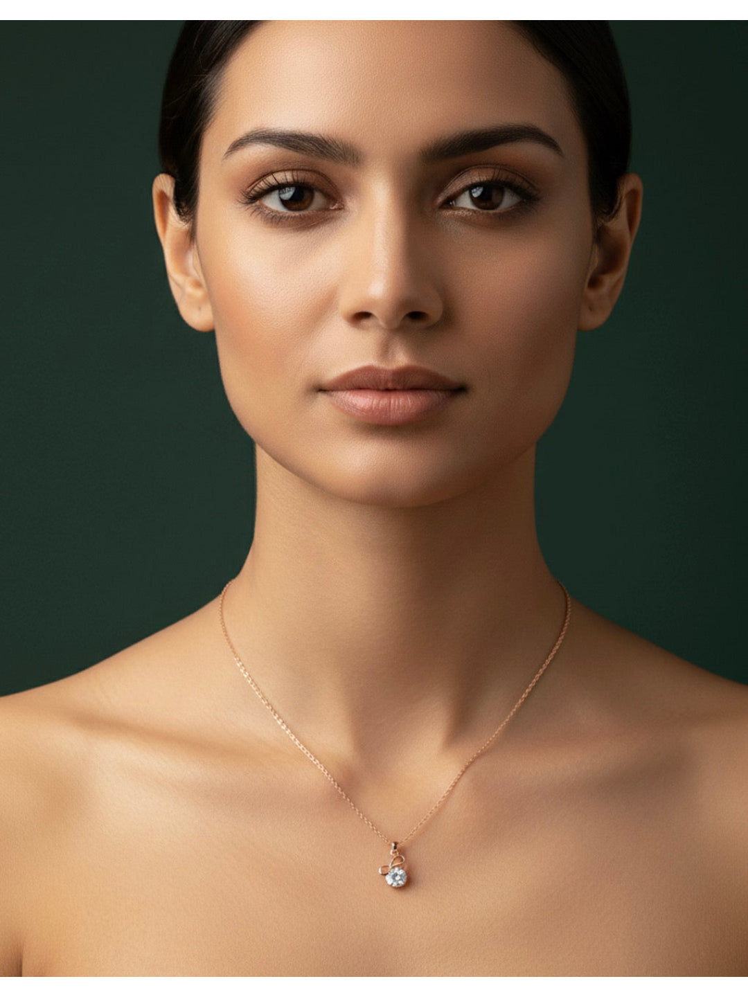 Rose Gold Chain With Beautiful Pandent
