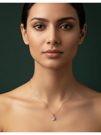 Rose Gold Chain With Beautiful Pandent