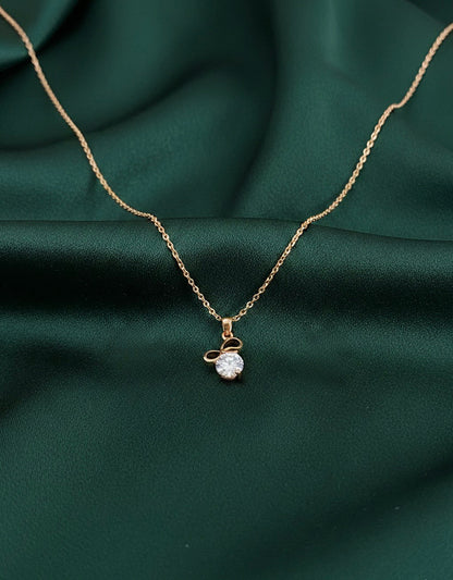 Rose Gold Chain With Beautiful Pandent