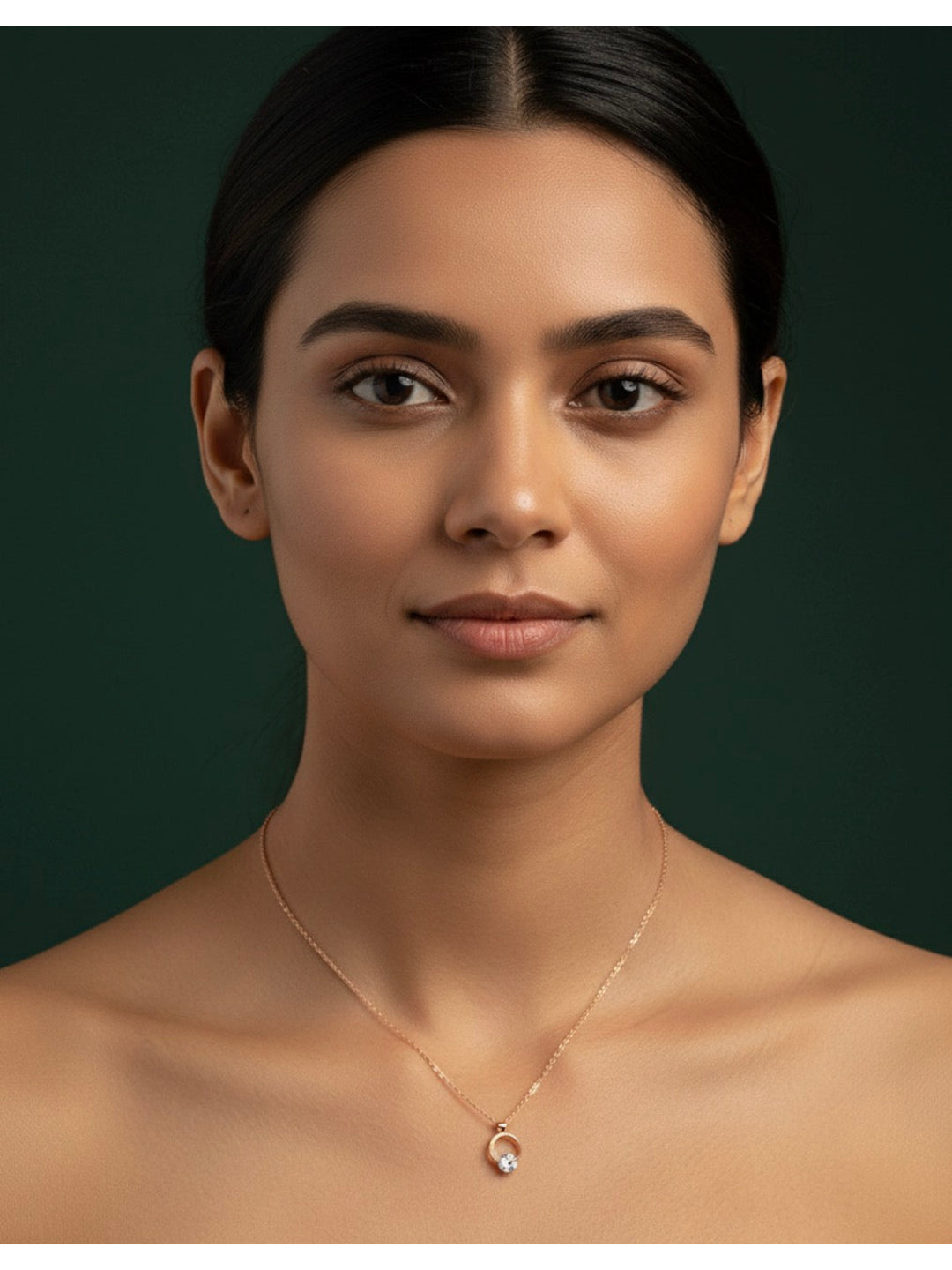 Rose Gold Chain With Beautiful Pandent