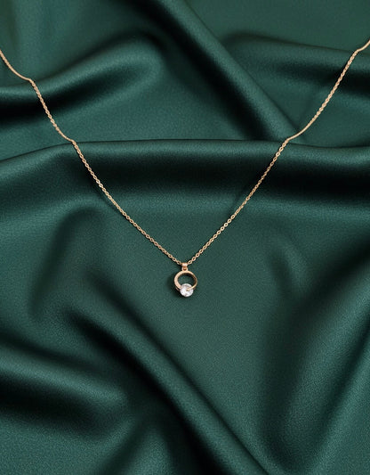Rose Gold Chain With Beautiful Pandent