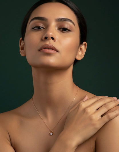 Rose Gold Chain With Beautiful Pandent
