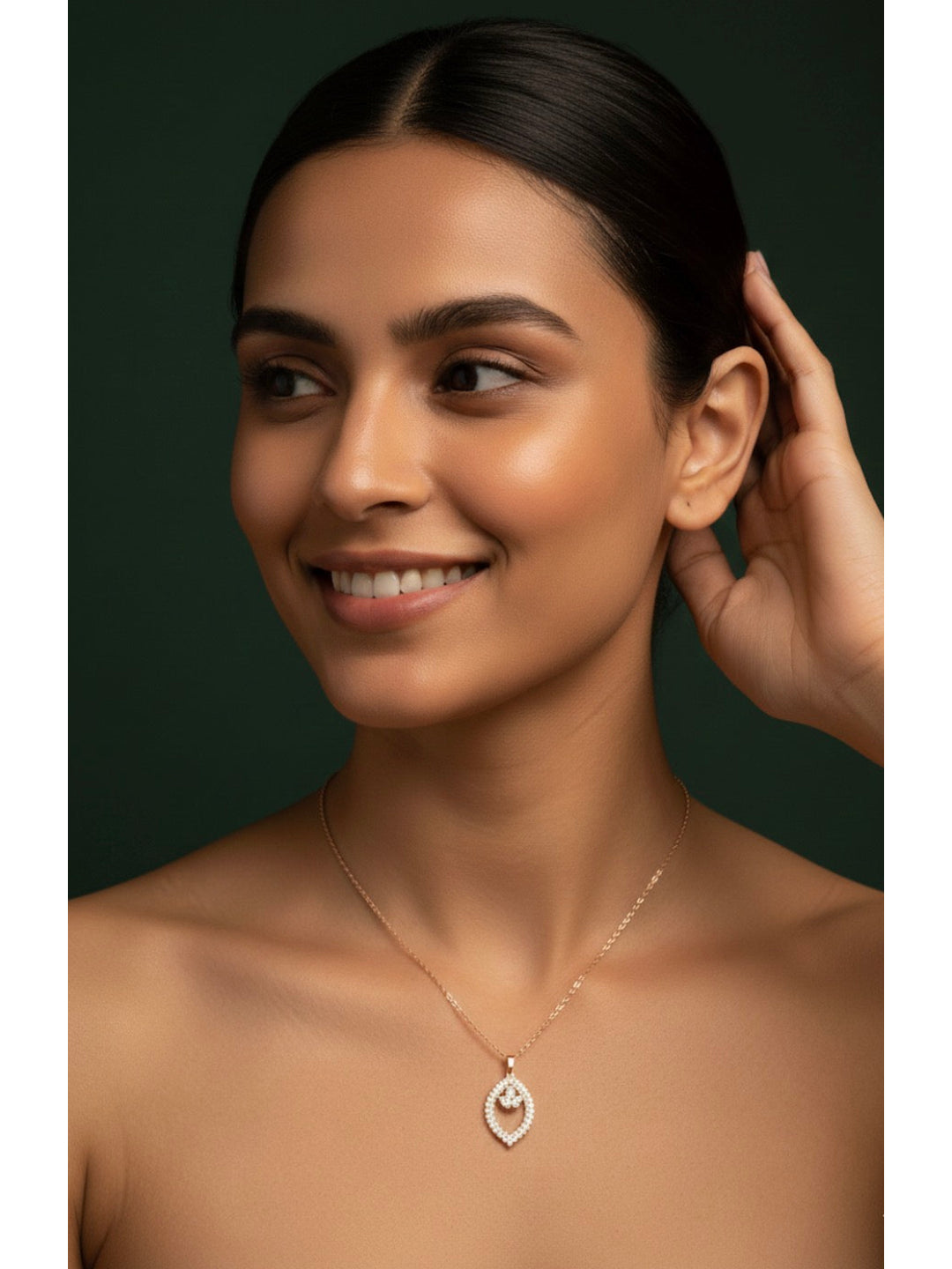 Fancy Chain With Beautiful Diamond Pandent