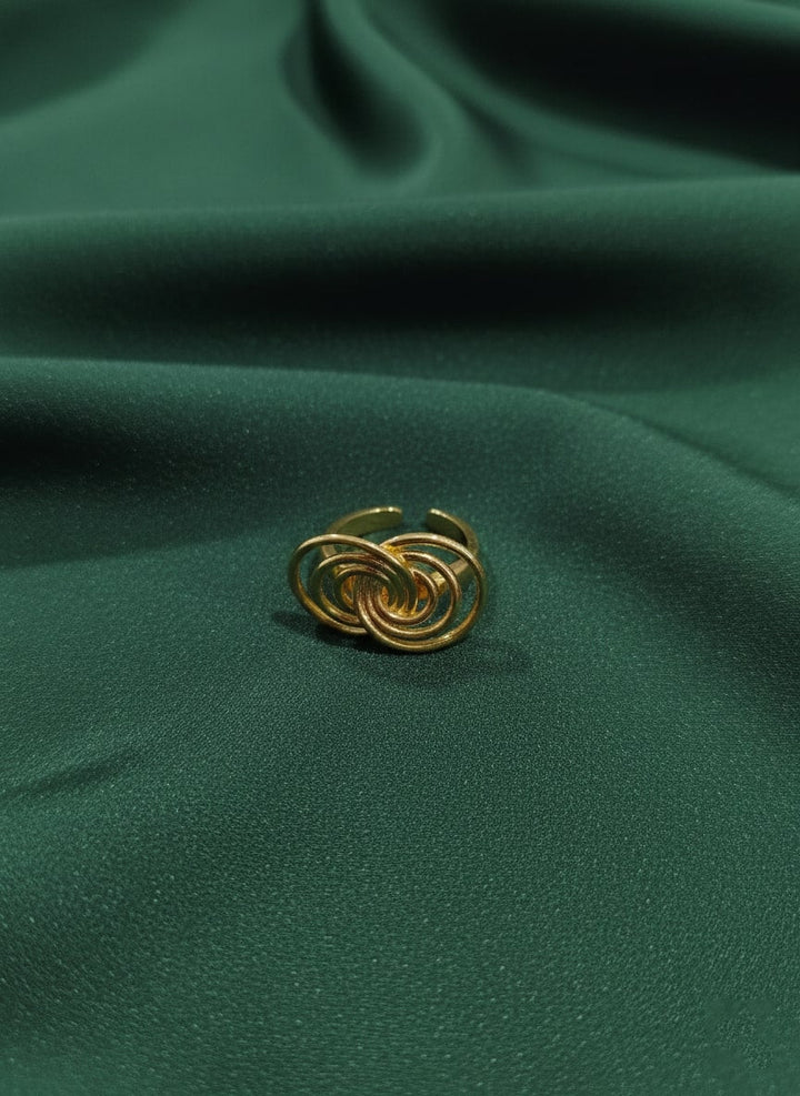 Anti-Tarnish Adjustable Statement Ring