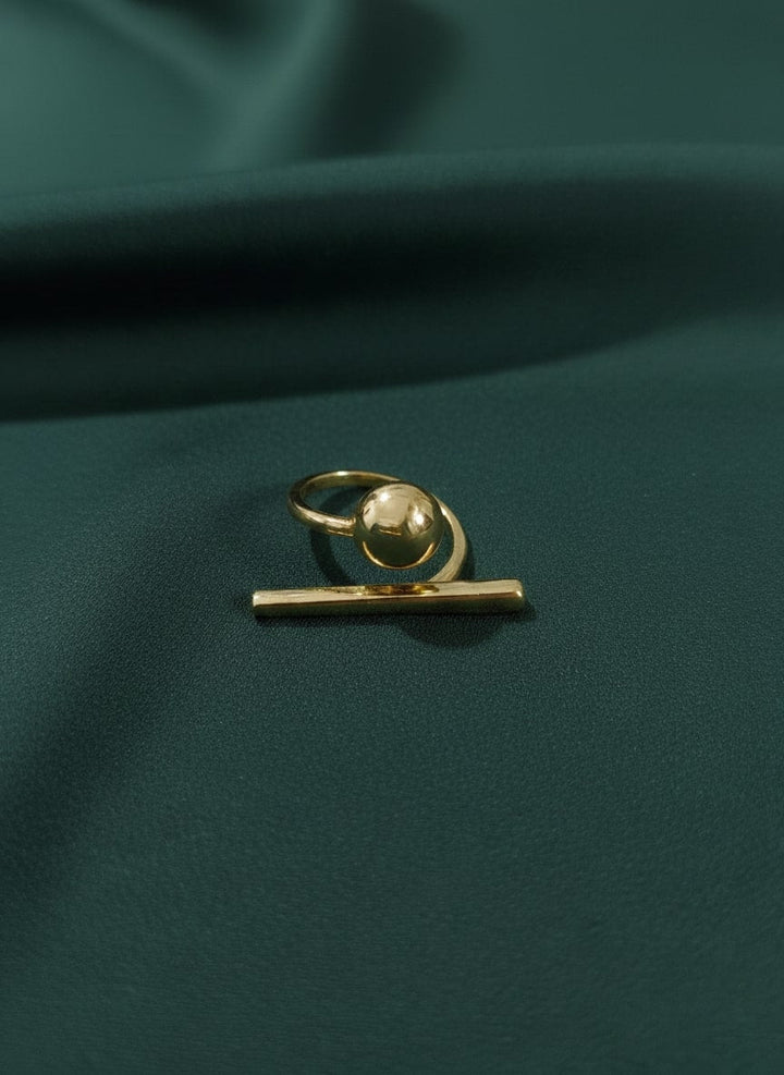 Unique Adjustable Statement Ring