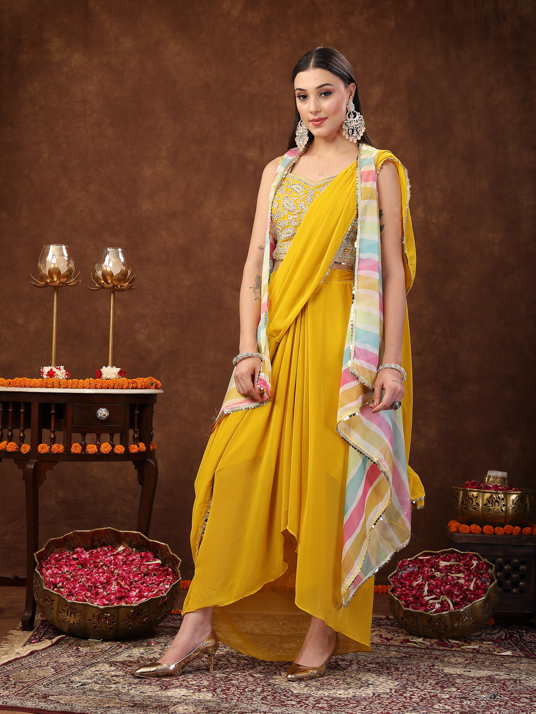 Stylum georgette printed lehenga – wholesale manufacturer &amp; exporter from India
