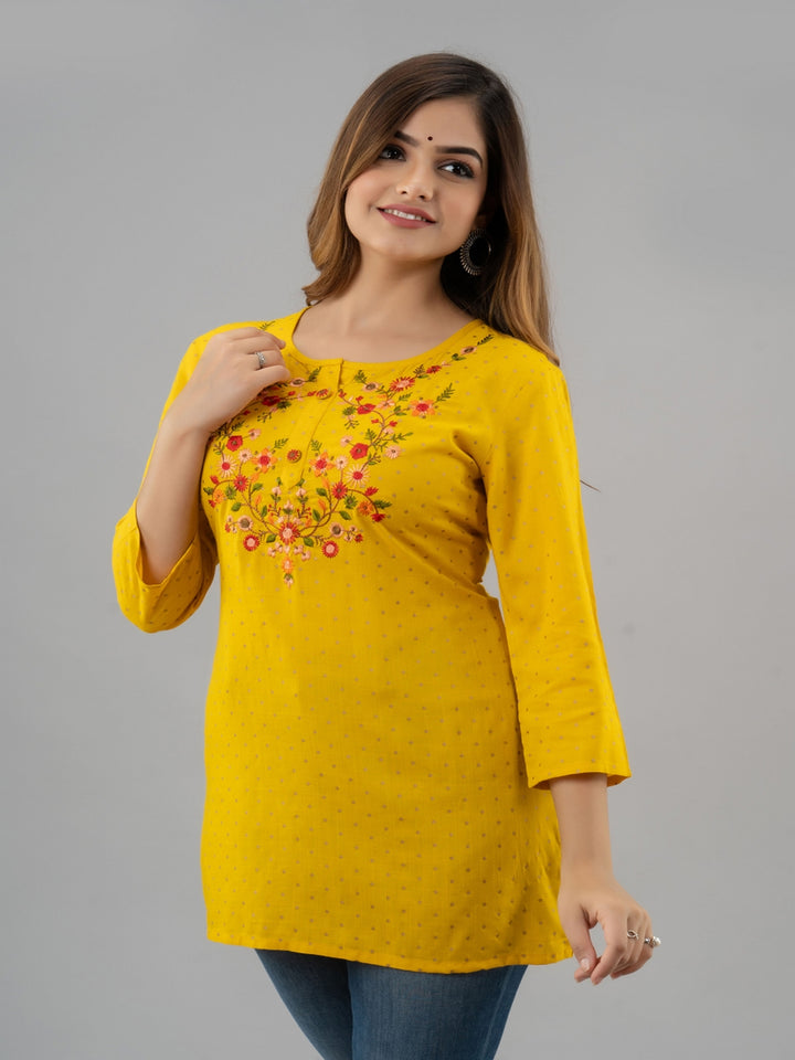 Nishabd blue embroidered top – wholesale manufacturer &amp; exporter from India