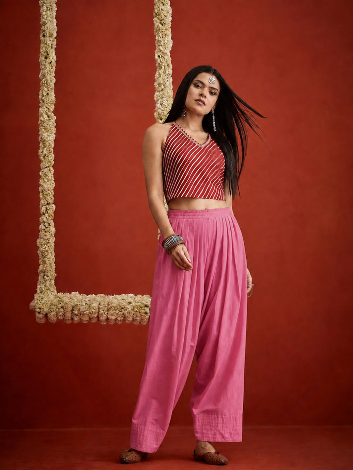 Solid Rayon Farshi Salwar