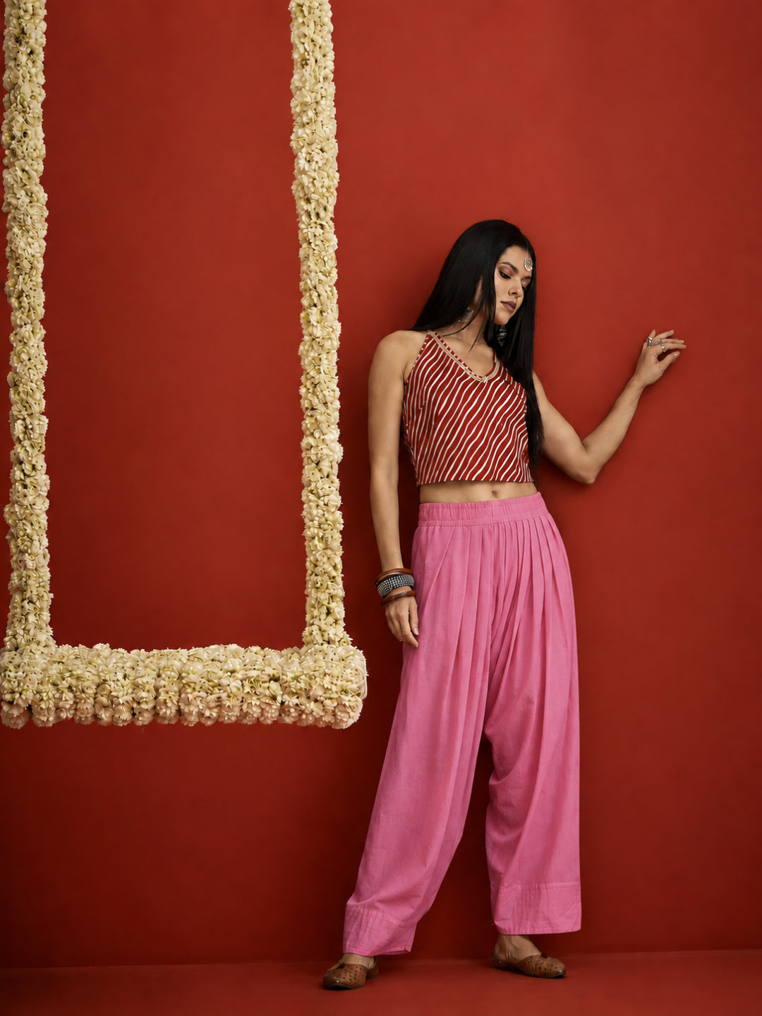 Solid Rayon Farshi Salwar