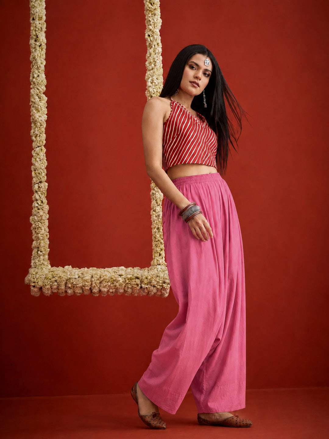 Solid Rayon Farshi Salwar