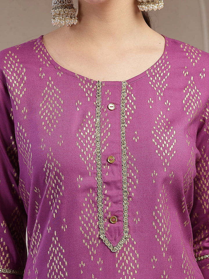 Ikat Printed Rayon A-line Kurta