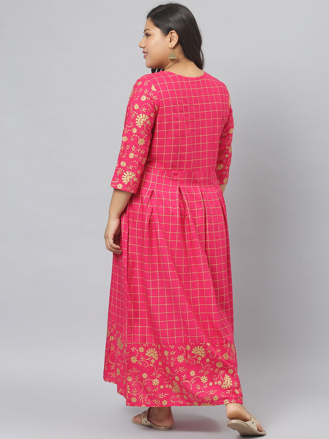 Printed Rayon Flared Kurta (Pre-Order)