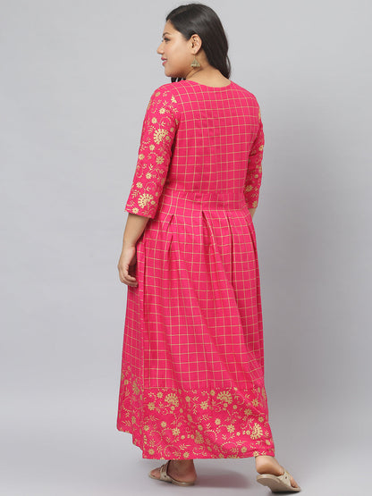 Printed Rayon Flared Kurta (Pre-Order)