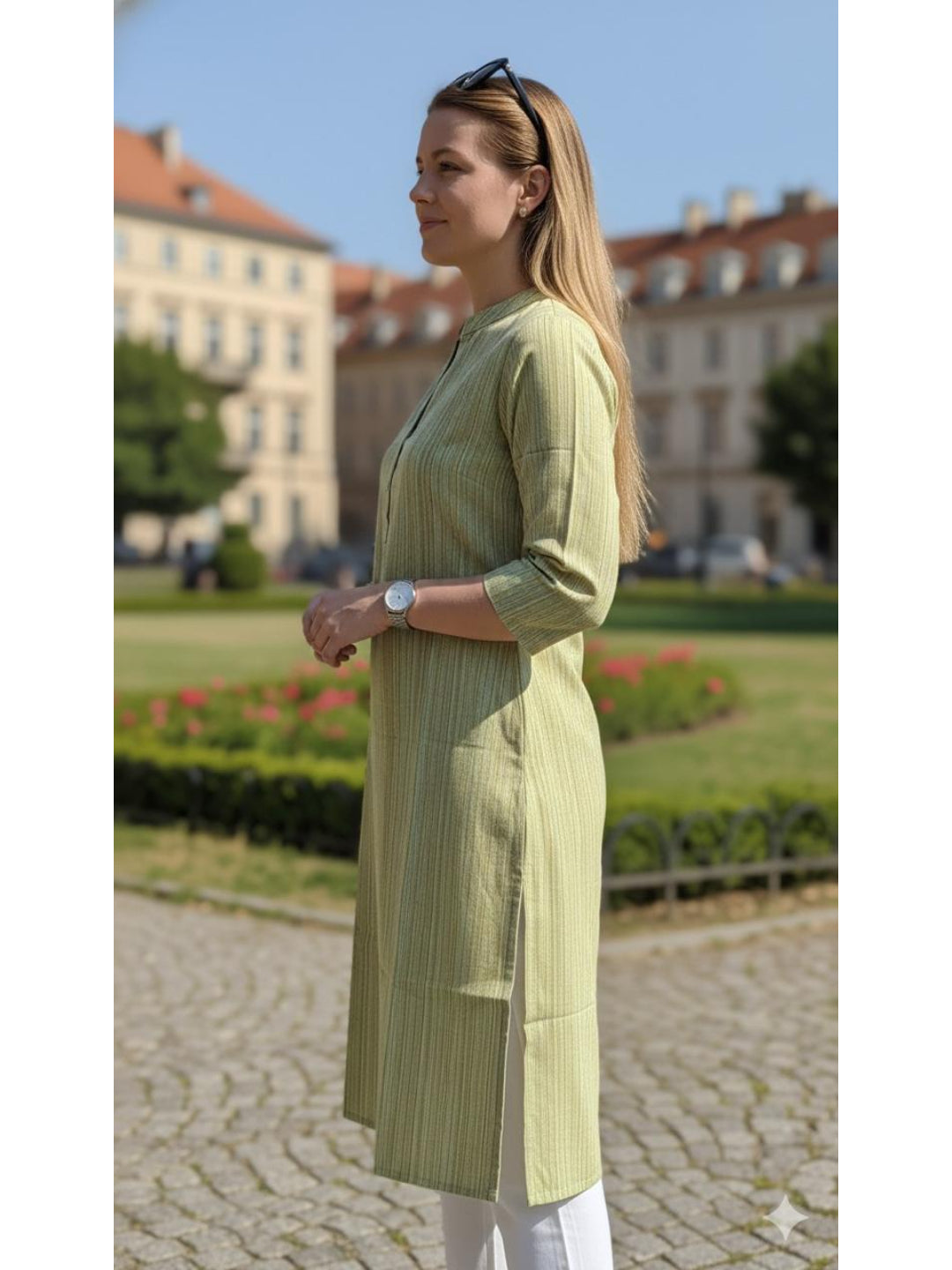 Cotton Kurti With One Pocket