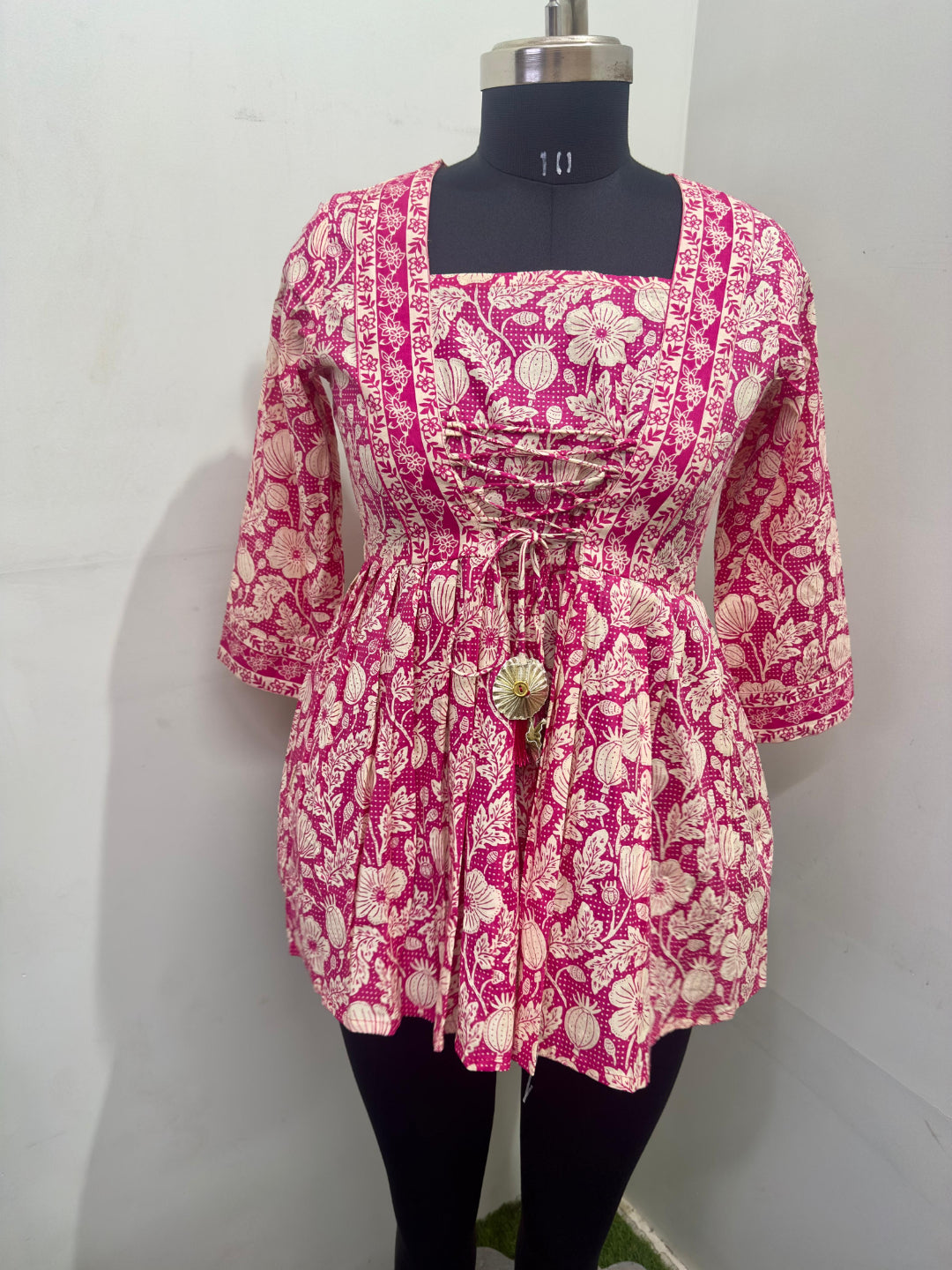 Kbz cotton printed top – wholesale manufacturer & exporter from India