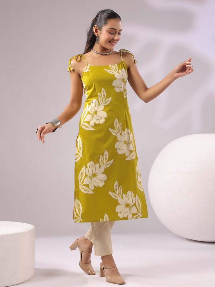 Cotton Printed Sleeveless Kurtas