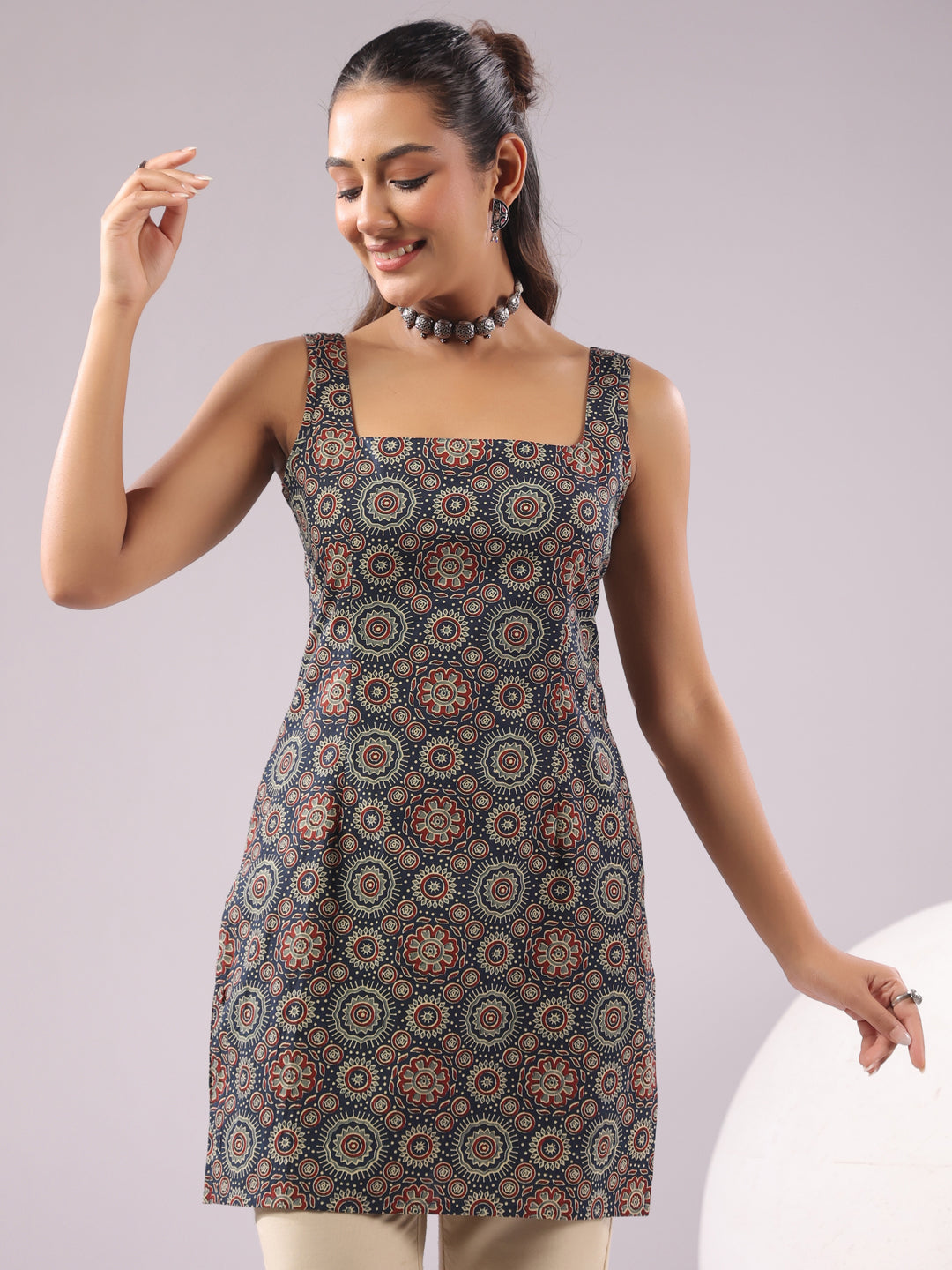 Printed Cotton Kurti For Women
