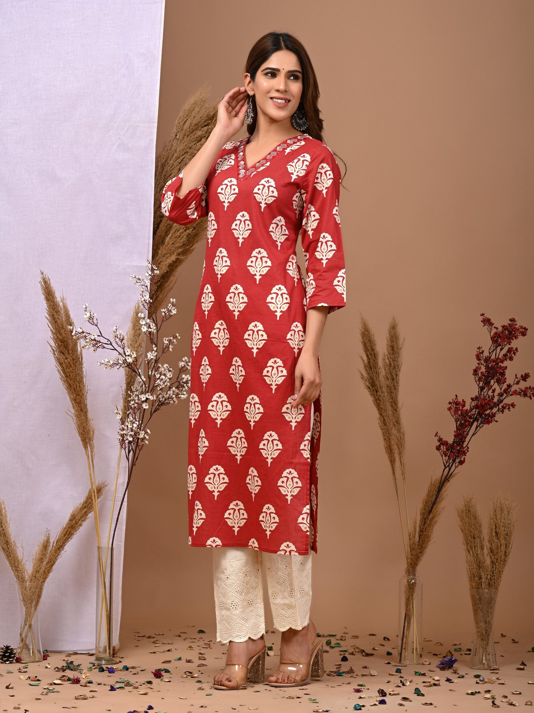 Pure Cotton Printed Kurti For Women