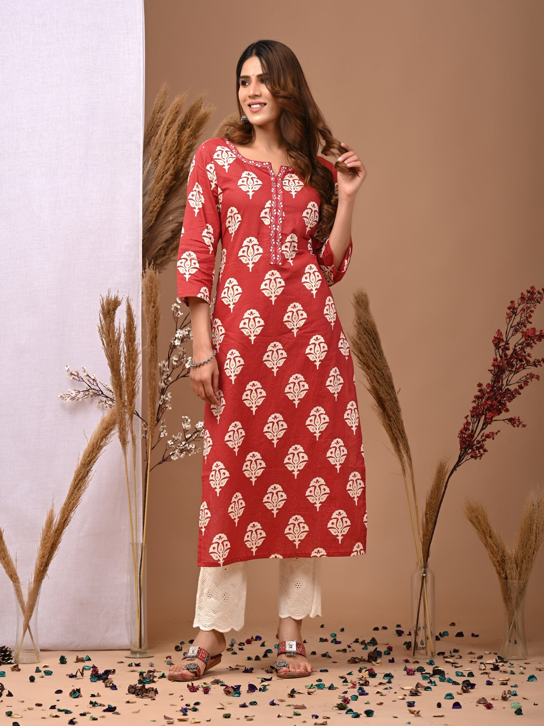 Printed Cotton Kurti For Women