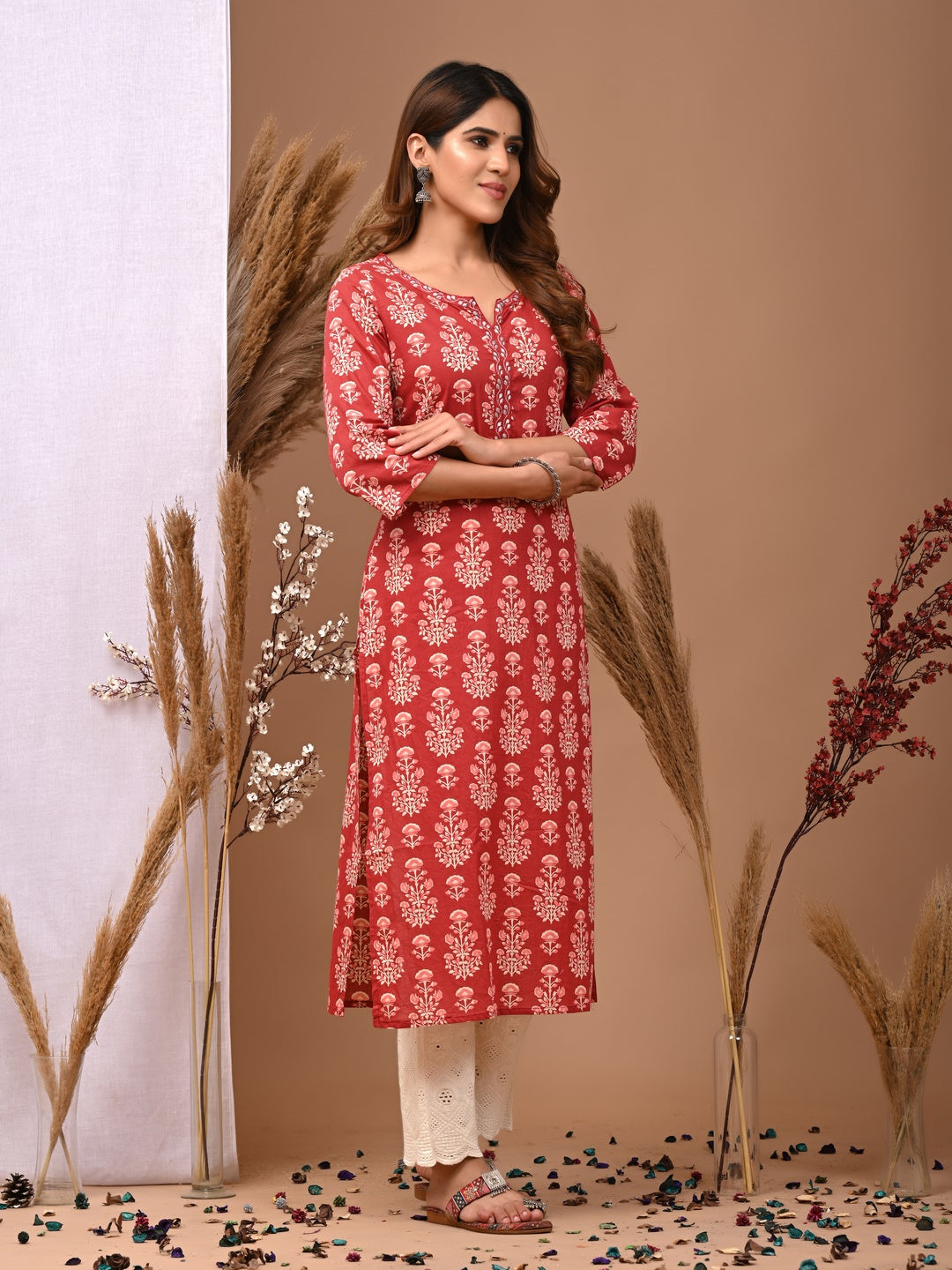 Printed Cotton Kurti For Women