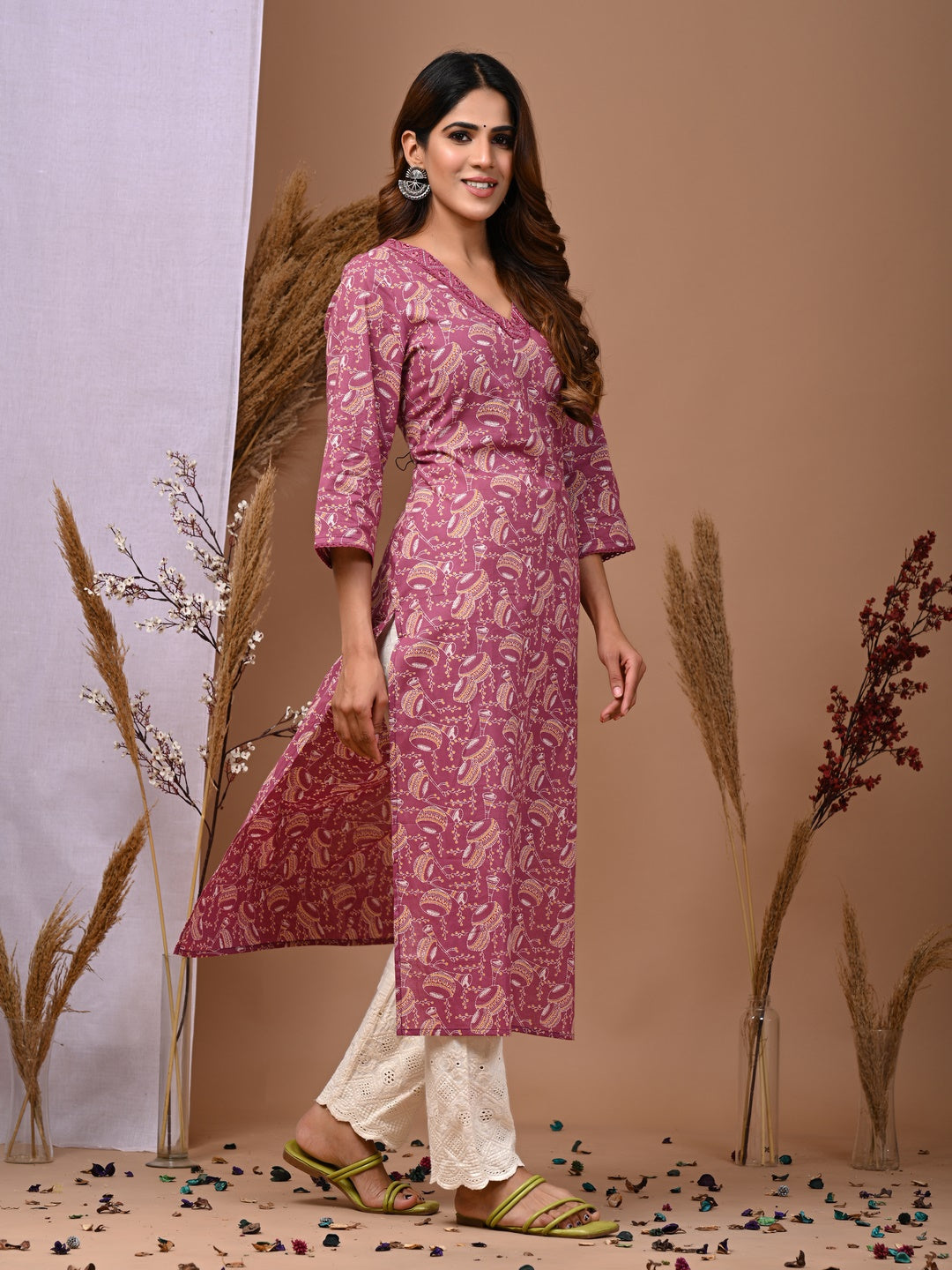 Pure Cotton Printed Kurti For Women