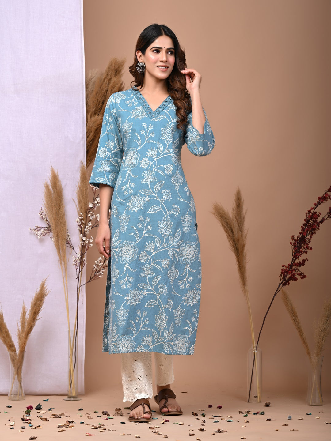 Printed Cotton Kurti For Women
