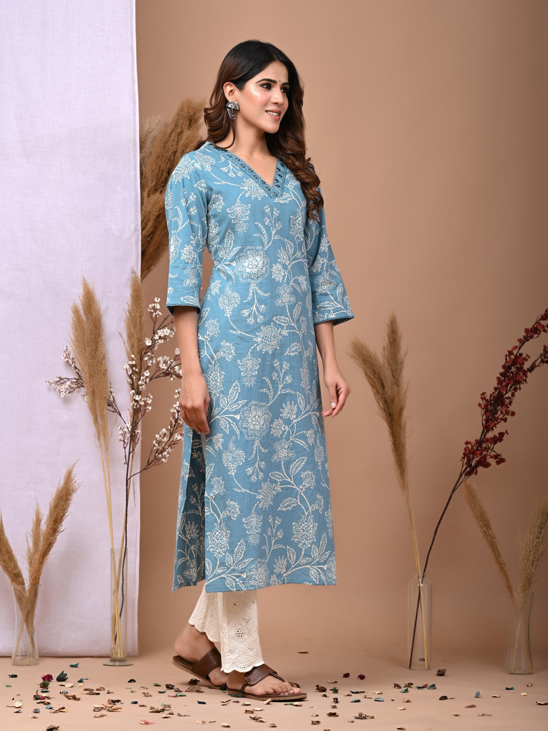 Printed Cotton Kurti For Women