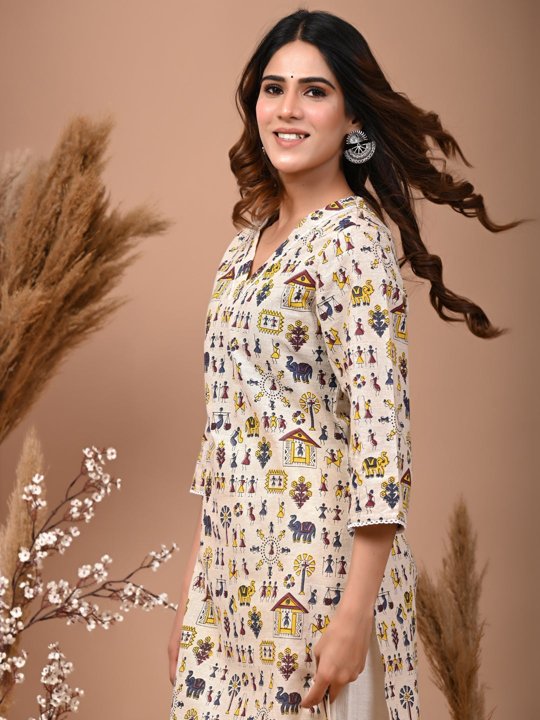 Printed Cotton Kurti For Women