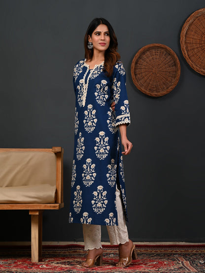 Printed Cotton Kurti For Women