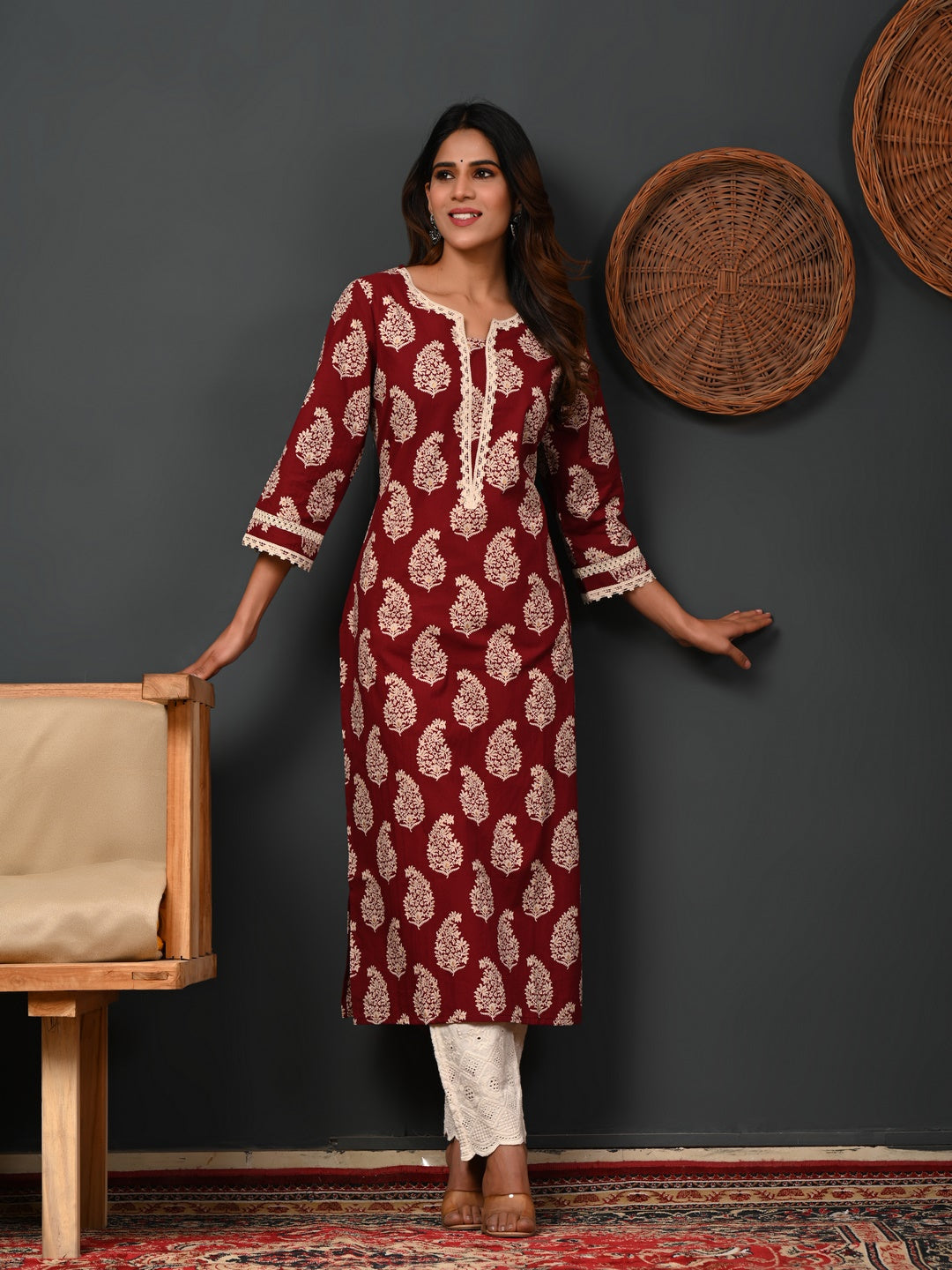 Printed Cotton Kurti For Women