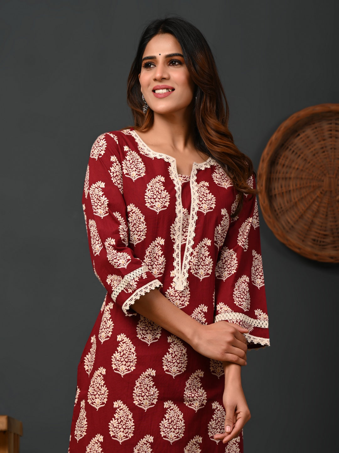 Printed Cotton Kurti For Women