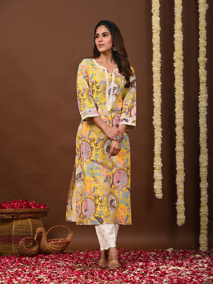 Printed Cotton Kurti For Women