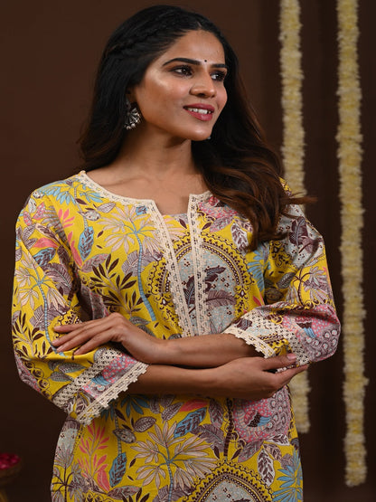 Printed Cotton Kurti For Women
