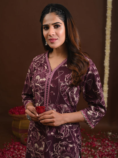 Printed Cotton Kurti For Women