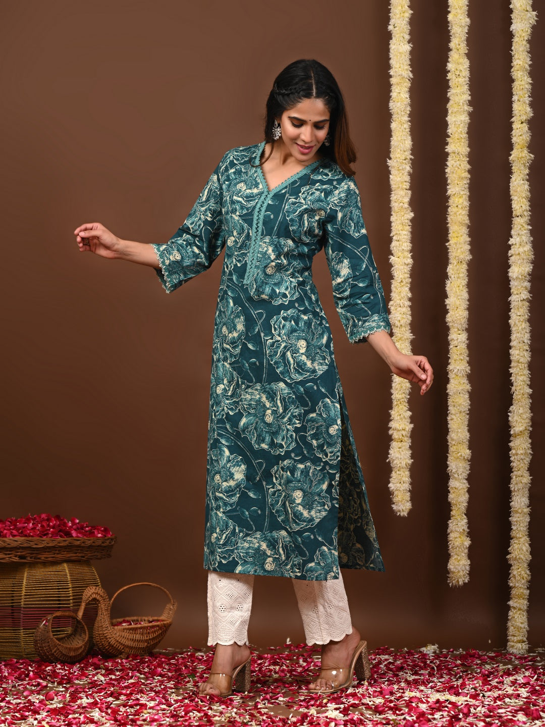 Printed Cotton Kurti For Women