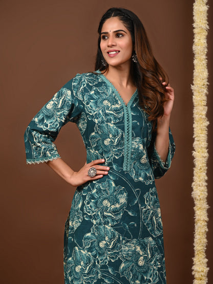 Printed Cotton Kurti For Women