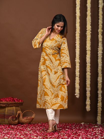Printed Cotton Kurti For Women