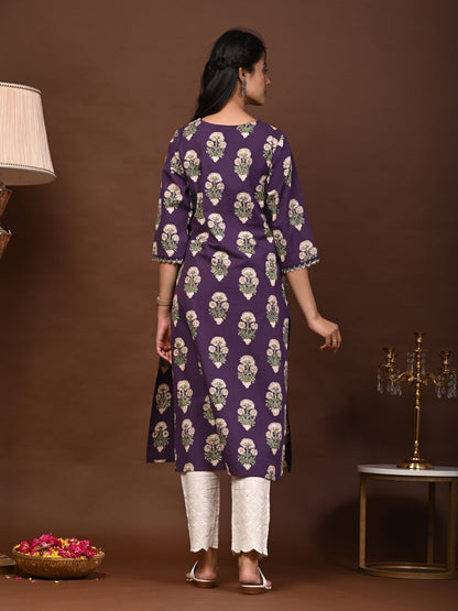 Printed Cottton Kurta