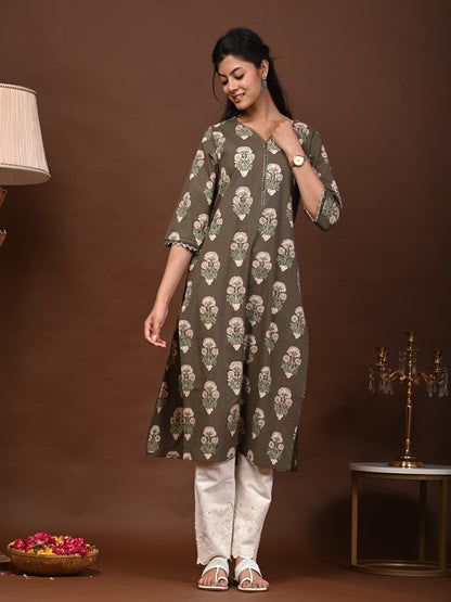 Printed Cottton Kurta