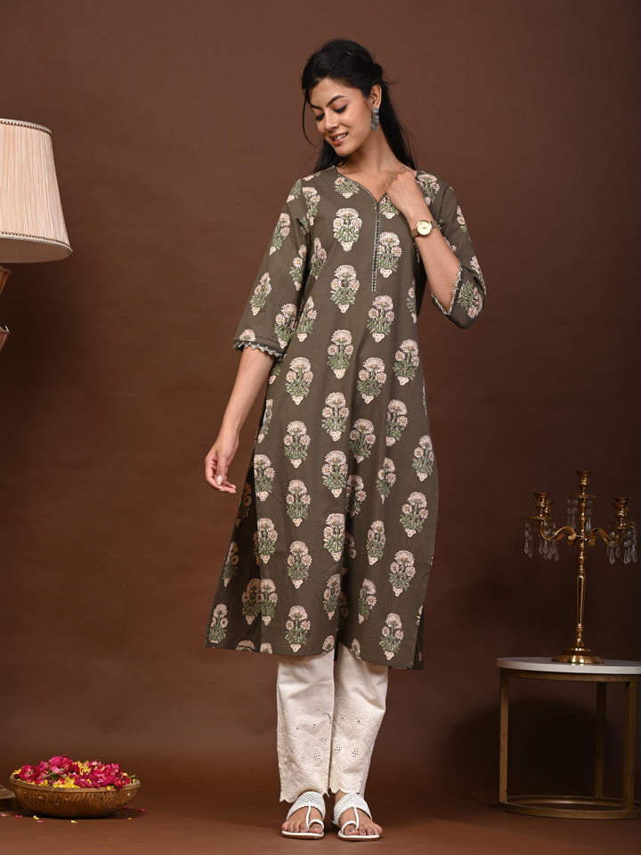 Printed Cottton Kurta