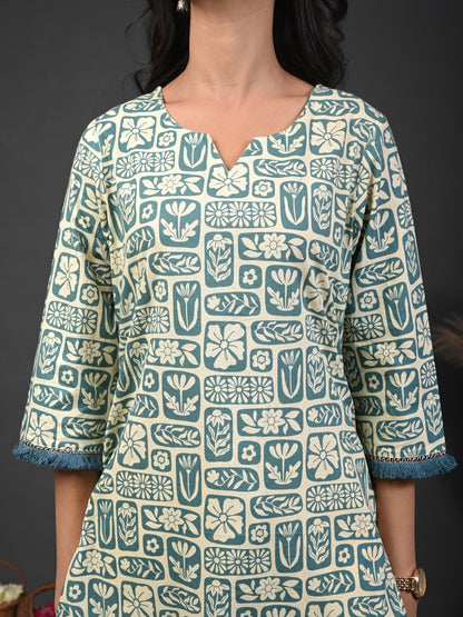 Printed Cottton Kurti