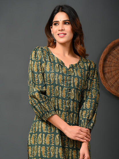 Printed Cotton Kurti For Women