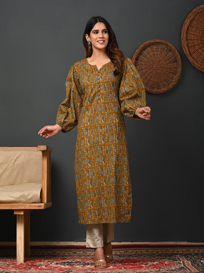 Printed Cotton Kurti For Women