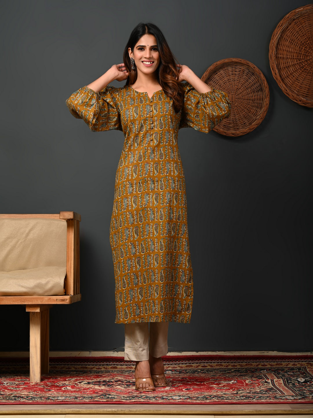 Printed Cotton Kurti For Women