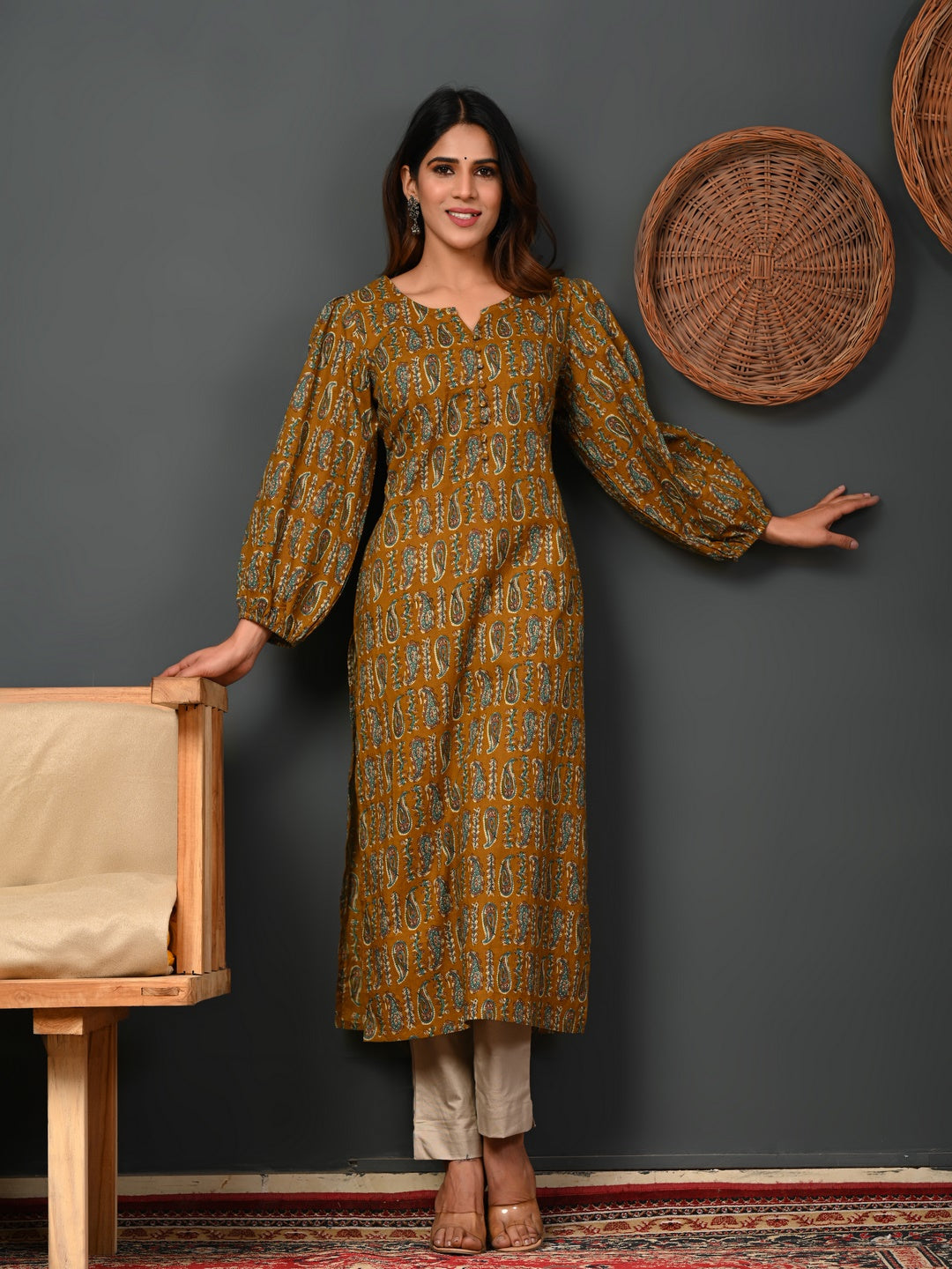 Printed Cotton Kurti For Women