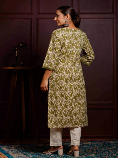 Printed Cotton Kurti For Women